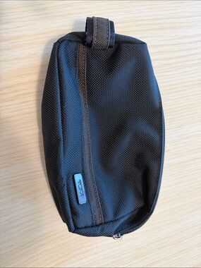 Tumi Black Nylon Toiletry Pouch
